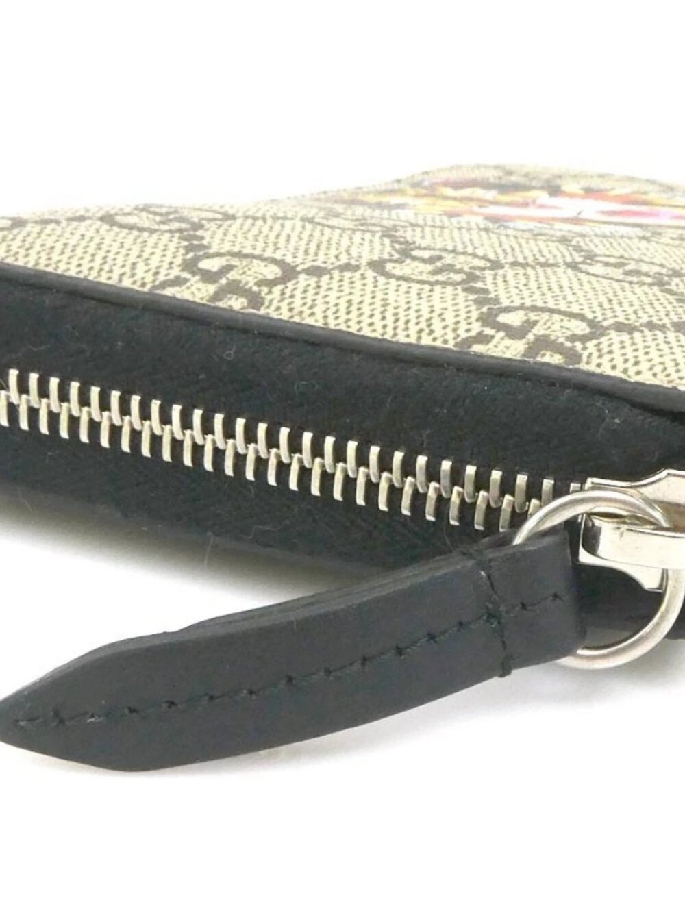 GUCCI GG Supreme Zip Around Long Wallet Brown/Multicolor PVC - Picture 9 of 12